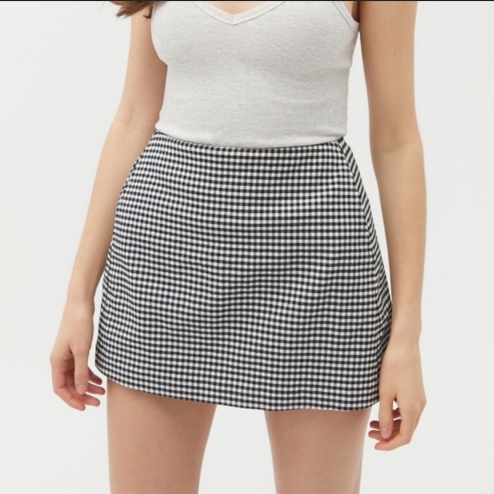 Urban Outfitters Checkered Skirt